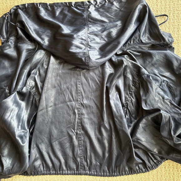 Stella McCartney Navy Blue Cropped Anorak Jacket - Picture 7 of 7